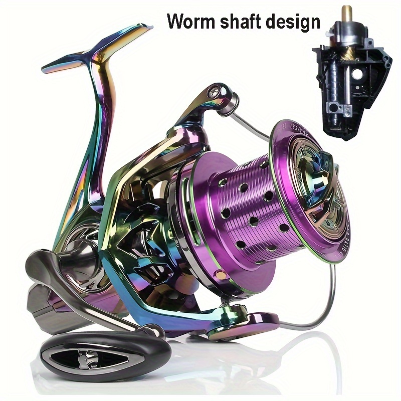 Haut Ton Full Metal Spinning Fishing Reel Dark Knight Series 5 2 1 Gear  Ratio 12 1 Bb 22lbs Max Drag Ideal For Saltwater Icewater And Freshwater  Fishing, 24/7 Customer Service
