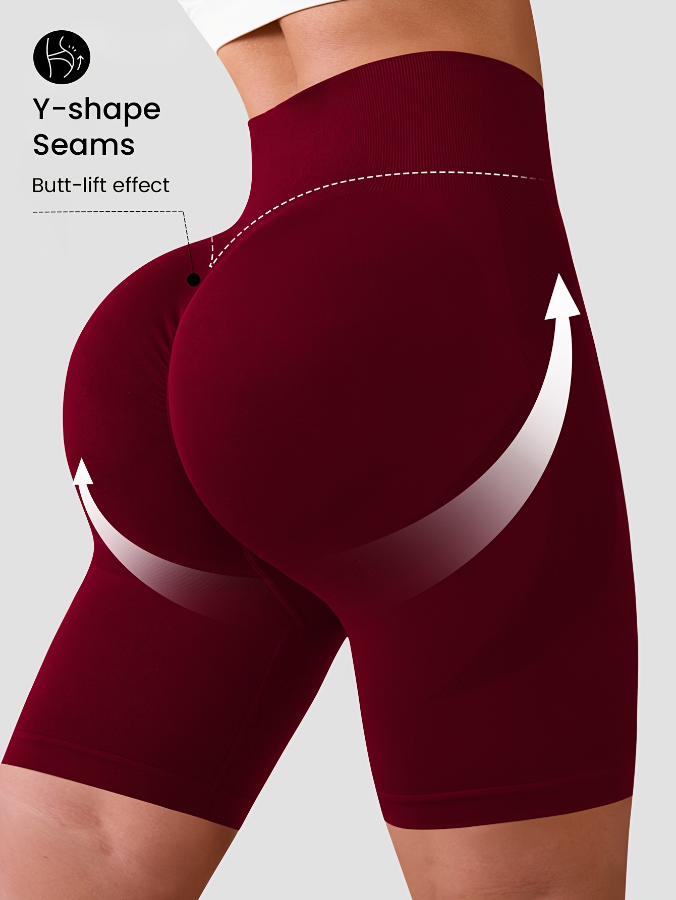 summer 3 4 yoga shorts high stretch solid color suitable for adults