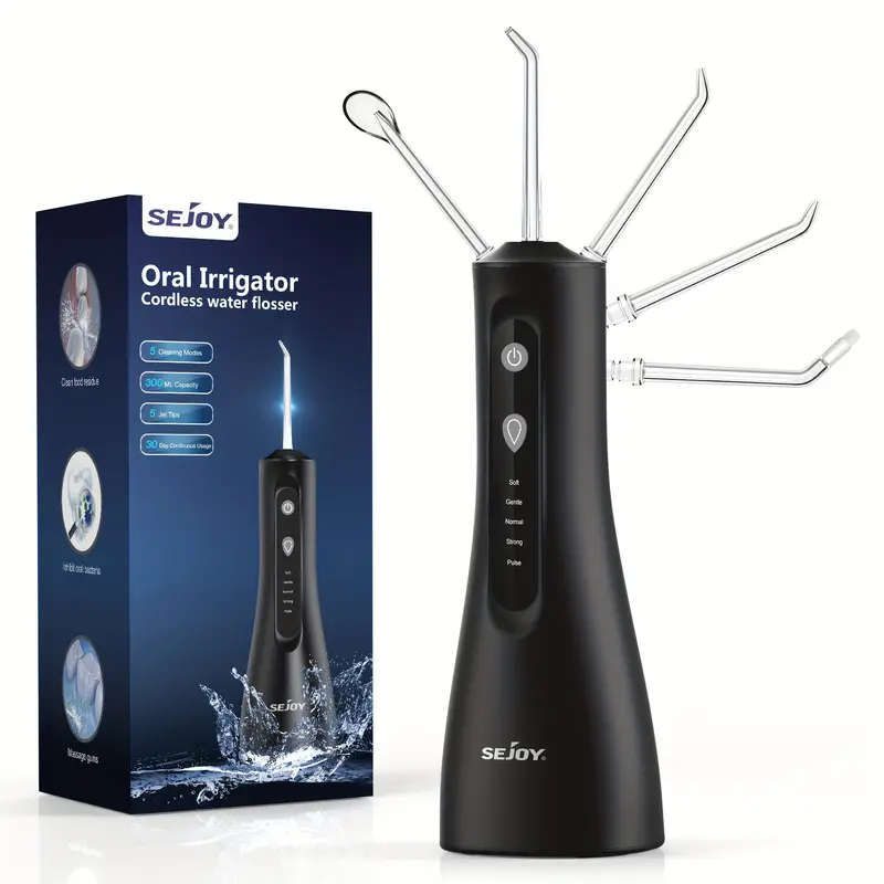 Oral Irrigator Limpiador Bucal Con Agua Water Flosser Irrigador