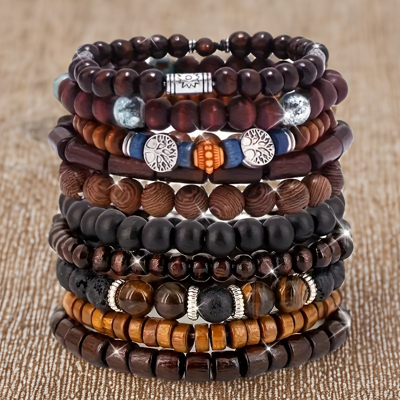 

10pcs Thread Bracelets, String For Men And Women