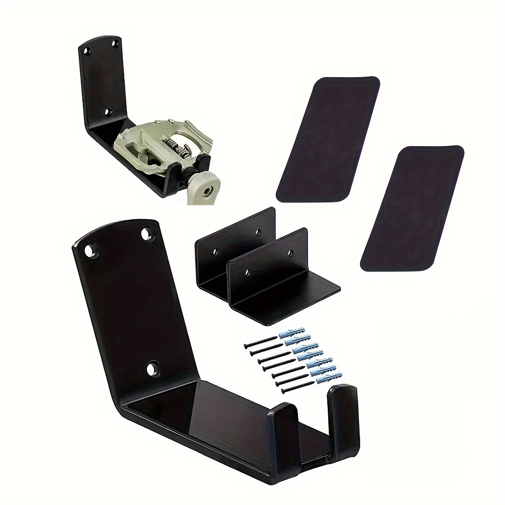

1set Bicycle Stand, Wall Mount Bike Holder, Bike Support Bracket, Wall Mounted Mtb Storage Rack, Cycling Hanging Storage Hook, Garage Supplies, Storage And Organization