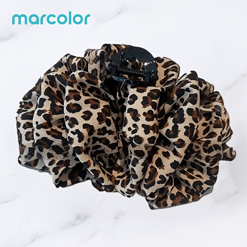TEMU Marcolor Pince à Cheveux Nuvoléopard, Clip Crête de Requin Haut de Tête Premium, Accessoire Cheveux Femme Tendance et Polyvalent