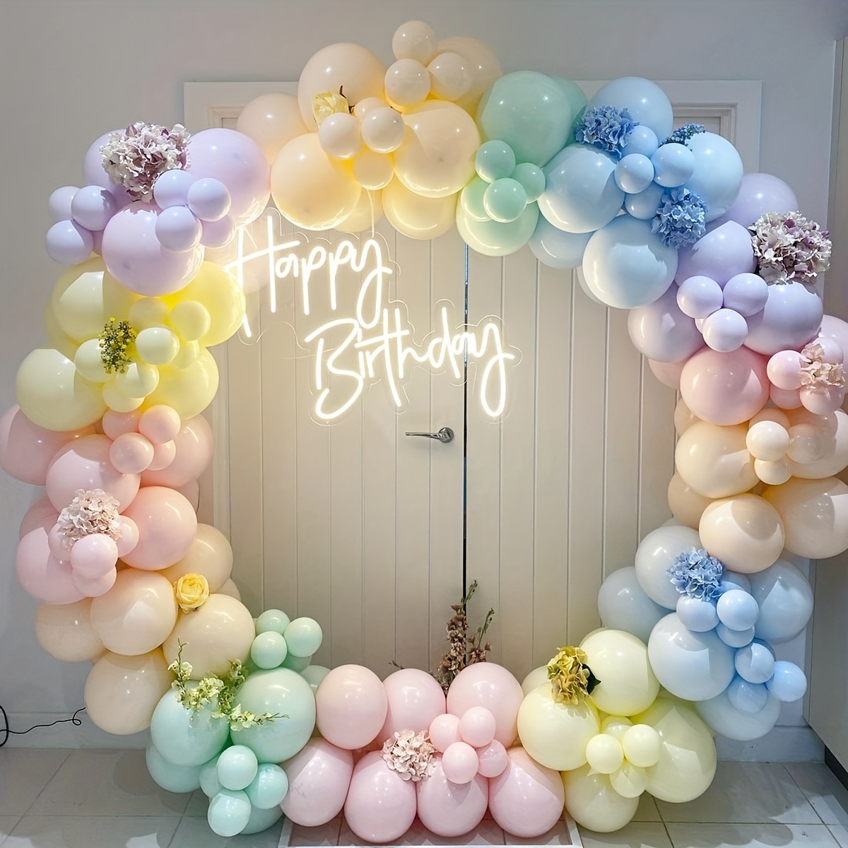 

160pcs Pastel Balloon Garland Arch Kit For Weddings, Birthdays, Gender Reveals & More - Versatile Emulsion Balloons Set For Party Decorations, Applicable For Ages 14+ Without Electricity Use