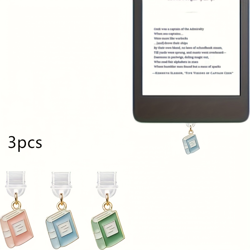 3 Mobile Phone Protective Covers, Charms, Book Protectors, Perfect Gifts For Readers And Book Enthusiasts