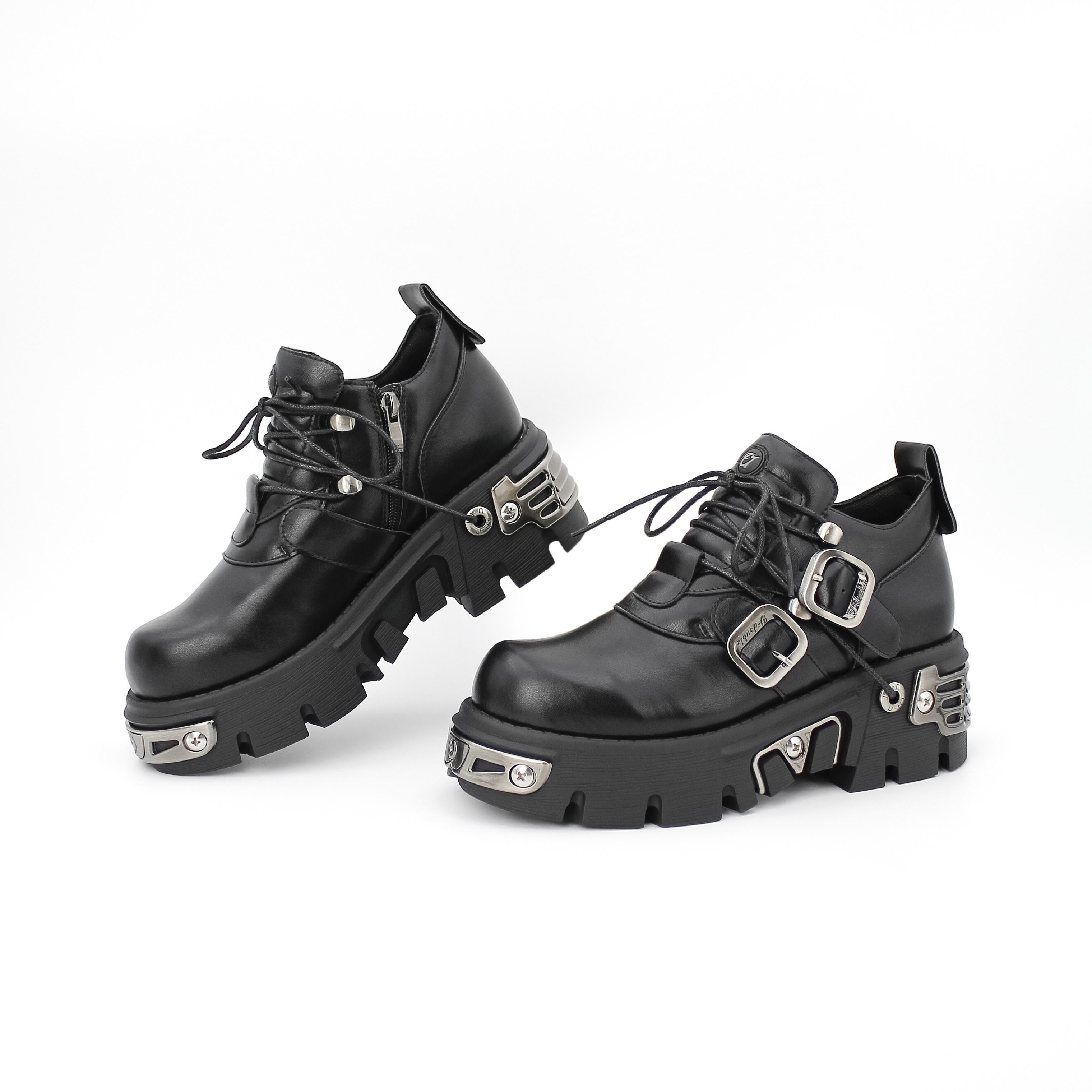 halloween y2k platform ankle boots round toe soft soled - Temu Canada