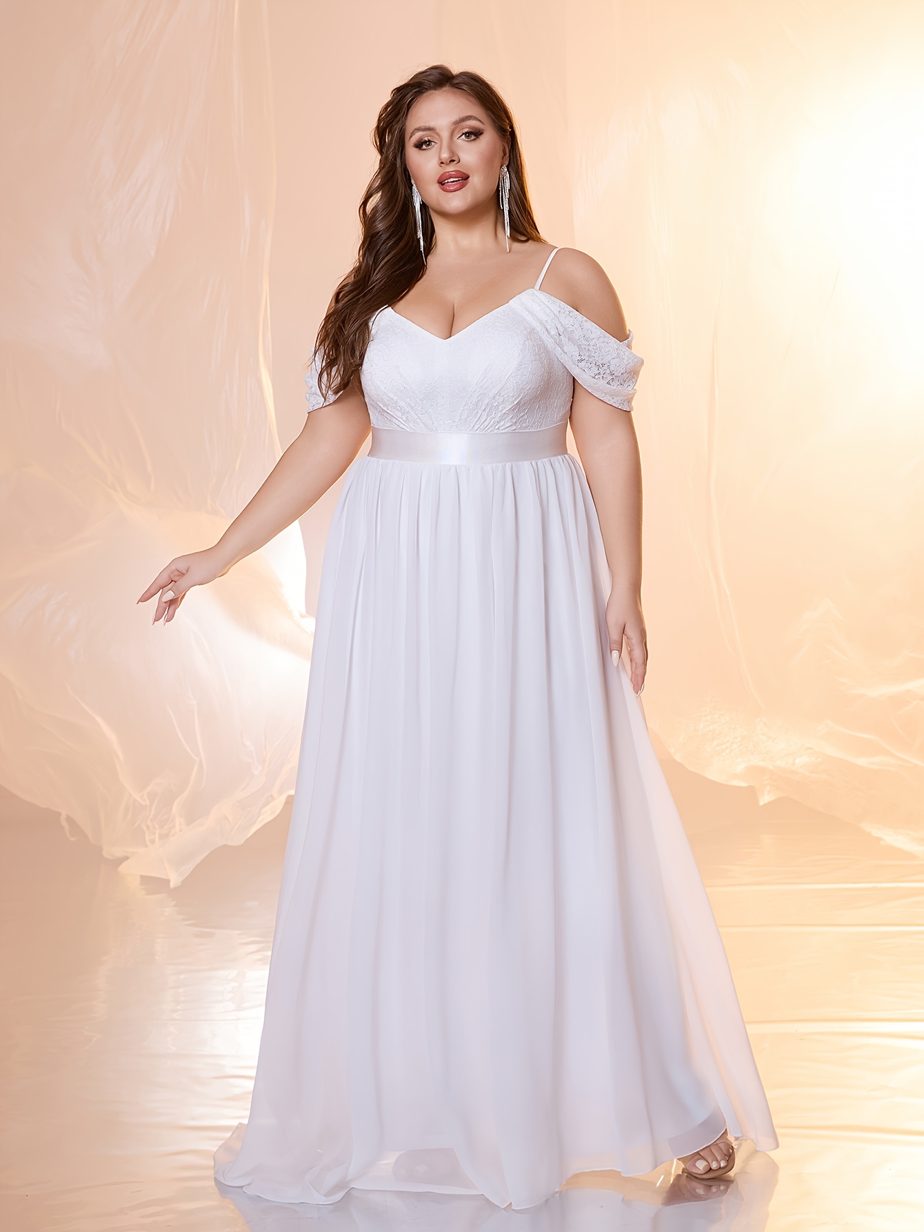 wedding dress overlay top sold on Temu United States