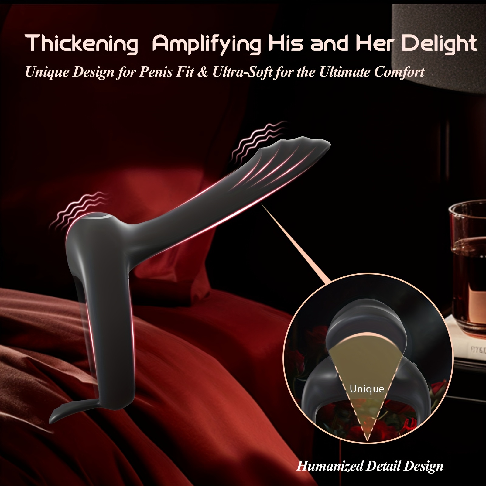 vibrating sleeve ring couples - Temu