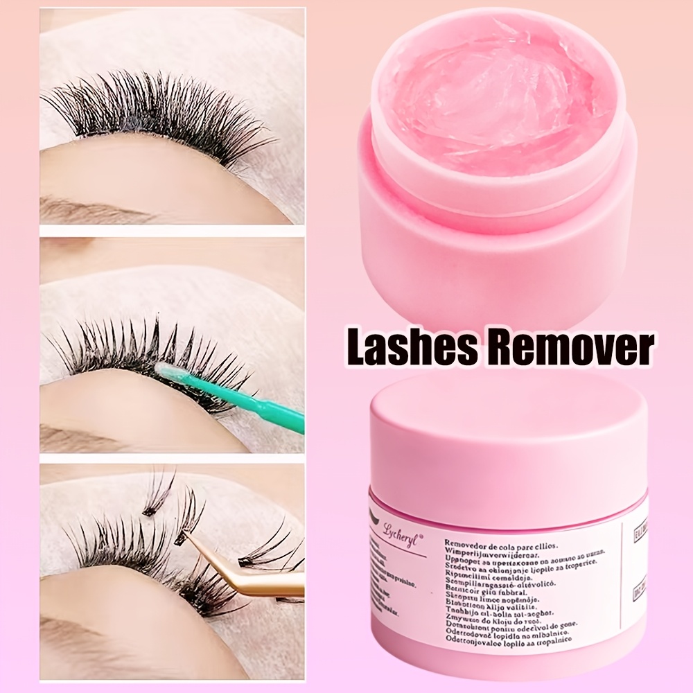 Image of Lvcheryl Eyelash Extension Remover Glue For Grafting Extensions Quick Removal Makeup No Irritating 10g Individual Eyelash Remover Glue Professional False Eyelash