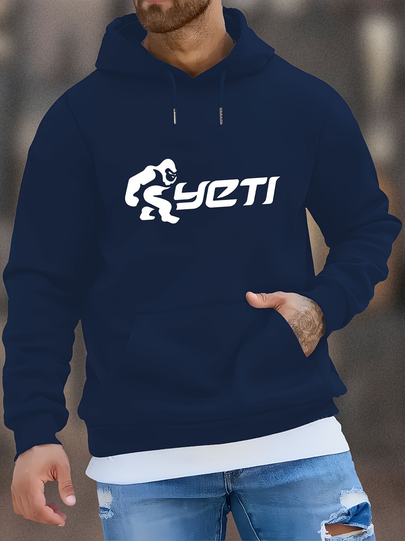 *'s Cozy Fleece-Lined Hoodie with Kangaroo Pocket Casual Long Sleeve  Pullover Fall Winter