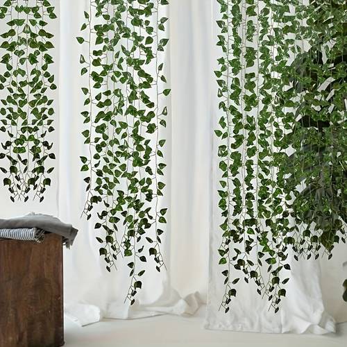 24 36 strands artificial ivy leaf plants vine hanging garland foliage flowers home office decor green