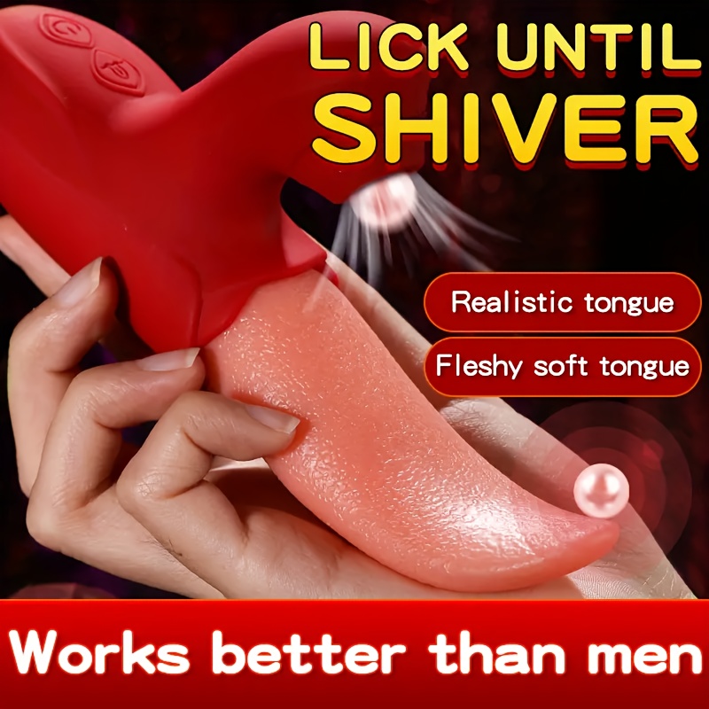 rose with tongue sold on Temu United States