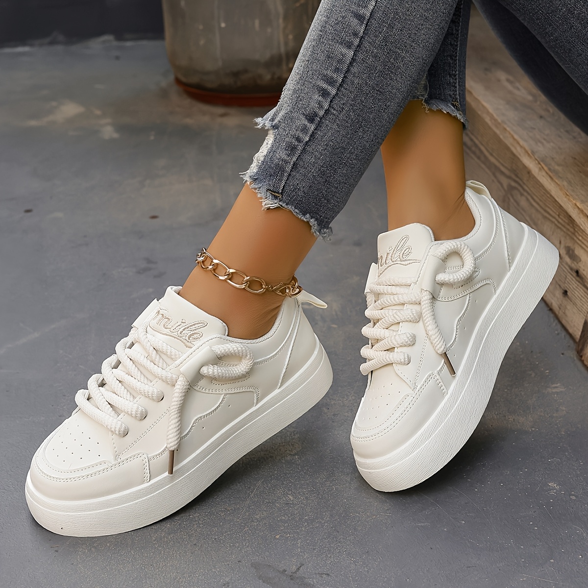 Women'S Bright Pink Casual Sneakers with Chunky Cushioned Sole - 3cm Thick, Lace-Up, Breathable Mesh Upper, All-Day Comfort, Rubber Sole, Low-Top Design, Perfect for Everyday Wear, Casual Footwear | Stylish Lowtops | Durable Rubber Sole, Sneaker