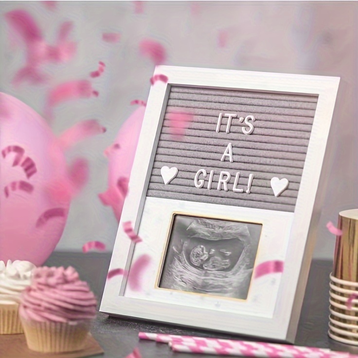   keepsake wooden photo frame  s first ultrasound   display   nursery decor details 0