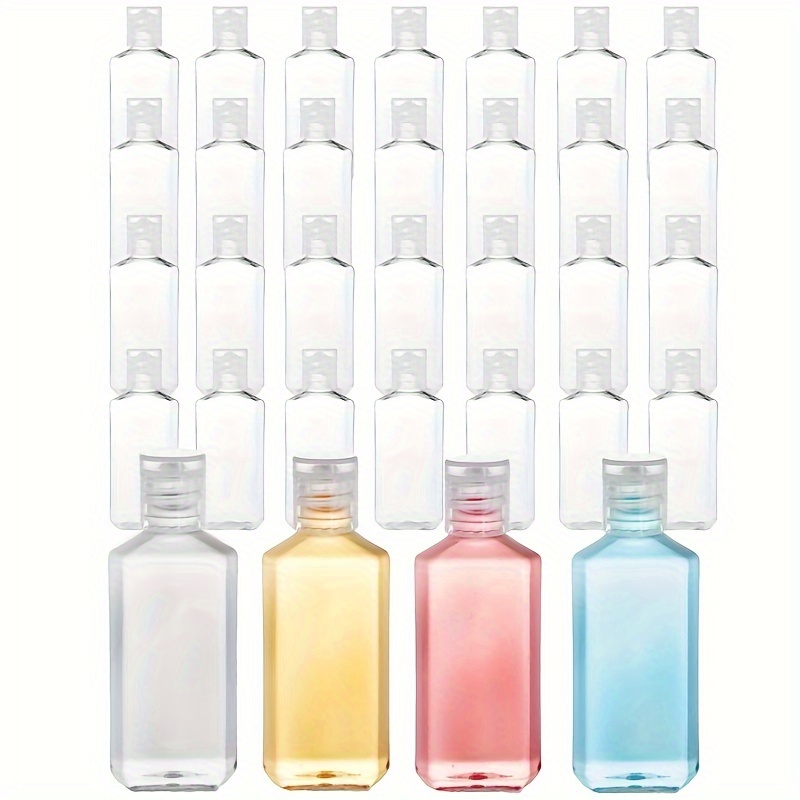 

hand-washable" 10-pack 100ml Travel Bottles With Flip Caps - Leakproof, Refillable Plastic Containers For Shampoo, Lotion, Soap & More - Ideal For Toiletries On The Go