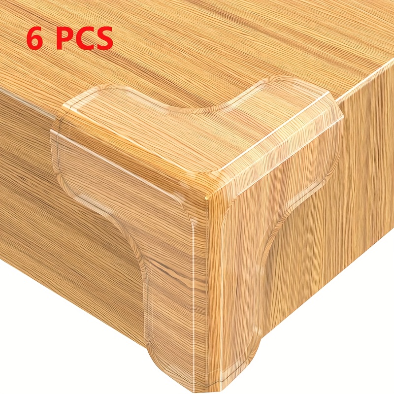 Image of 2/6/12/18/24pcs Silicone Proofing Corner Protector Clear Corner Guards, Corner Protectors Proof Corners And Edges Protector, Clear Table Corner Protectors For Safety