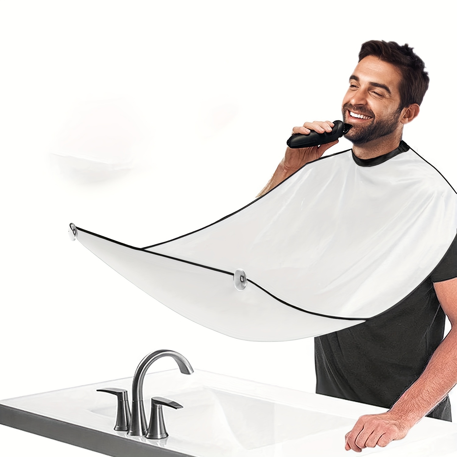 1 set   apron for men gift beard trimming catcher bib for shaving hair clippings hair catcher grooming cloth suitable for birthday and festival gifts