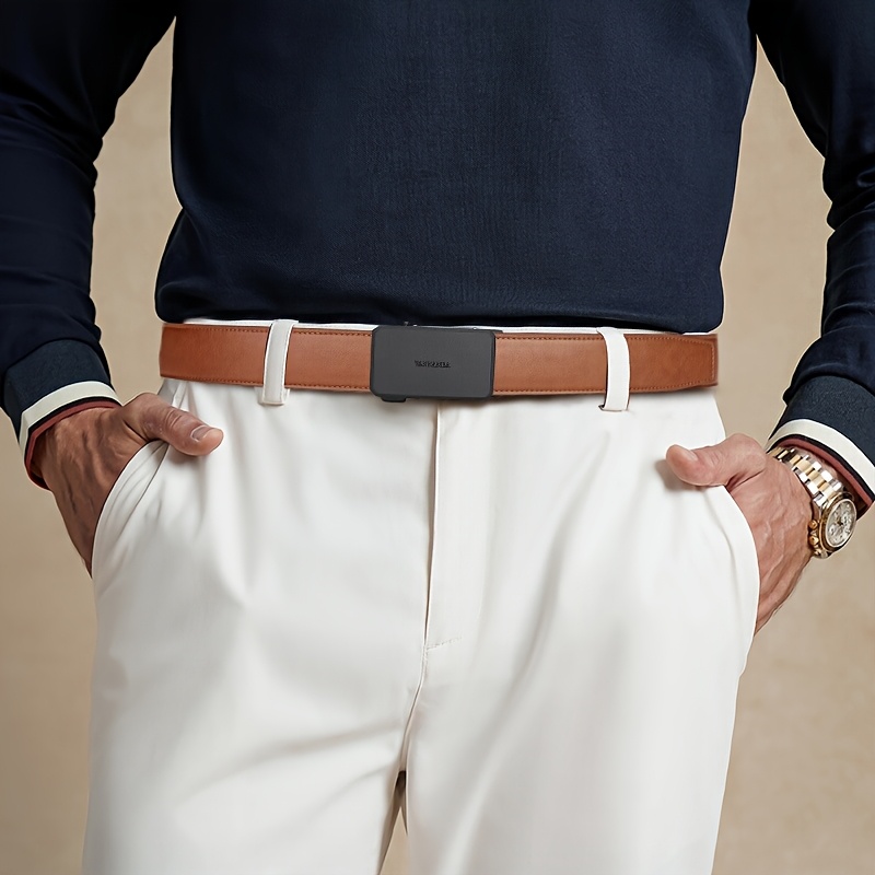 WilliamPAUL Men's Adjustable Ratchet Belt with Automatic Buckle