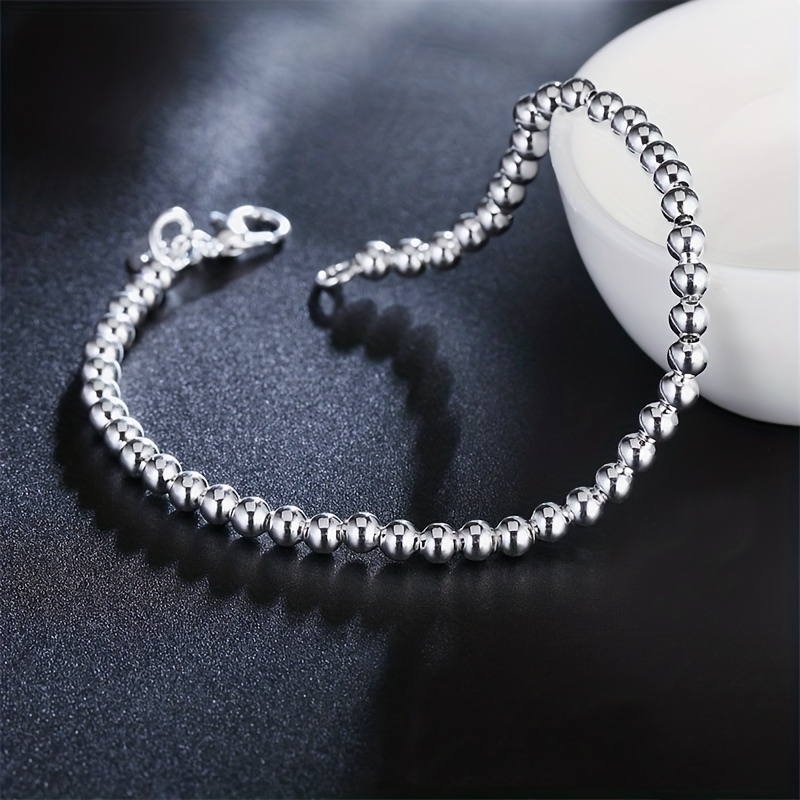 E-shop 1 Stück 3mm Perlenarmband für Männer – Minimalistisches strukturiertes Handseil, exquisites einzigartiges Herrenaccessoire