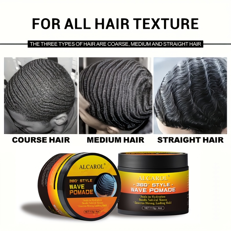 Men'S Wave Pomade 360 Wave Hair Instant Styling