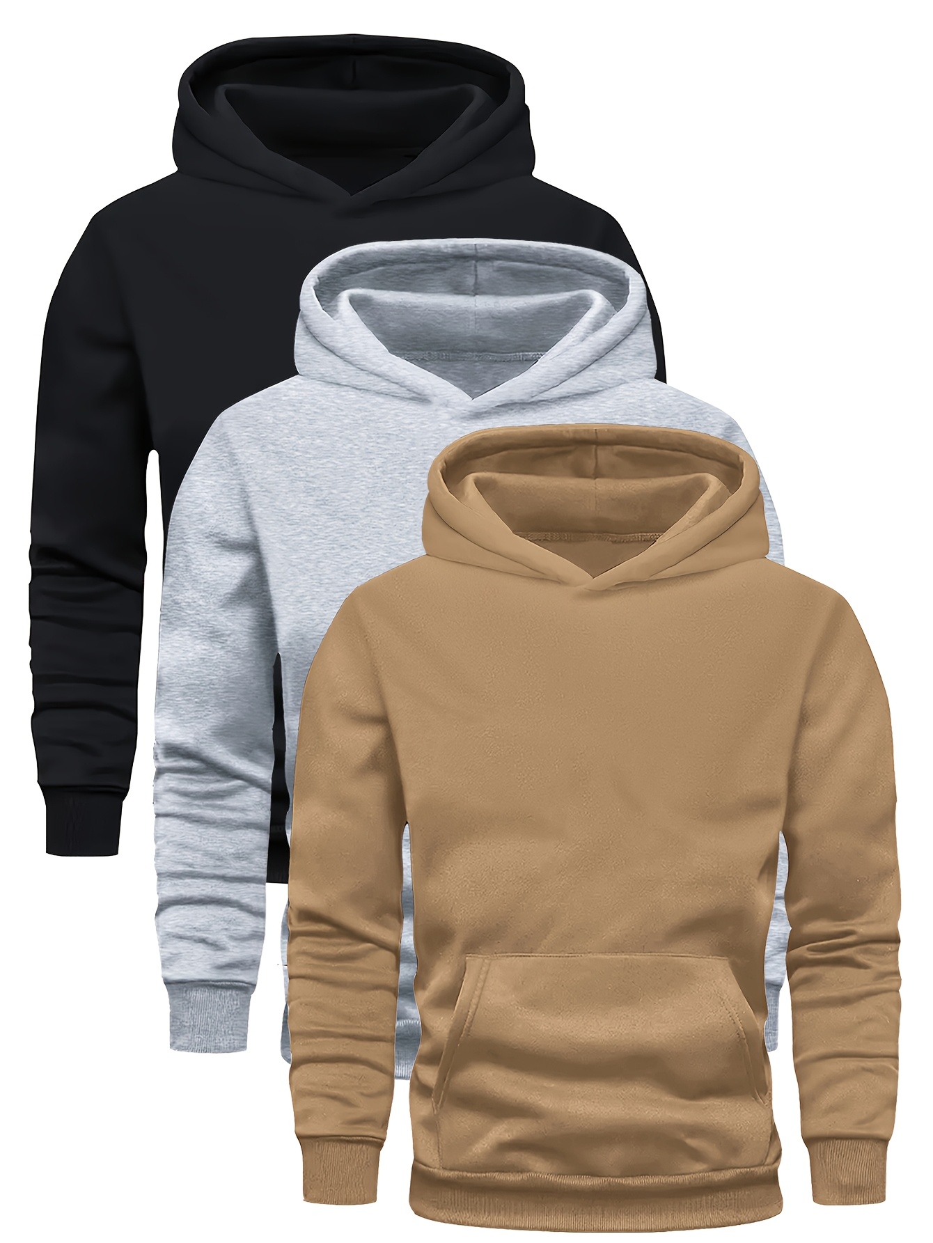 conjunto sudaderas capucha color hombre larga Temu Spain