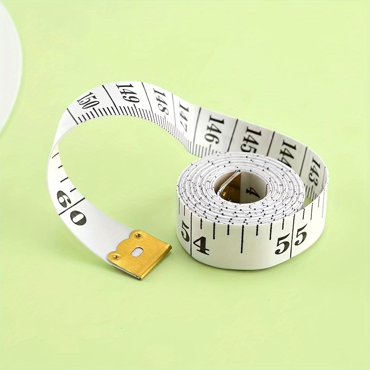 

White Soft Tape Measure Ruler 59 Inches For Sewing Tailor Cloth Fabric Body Measuring - 1pc