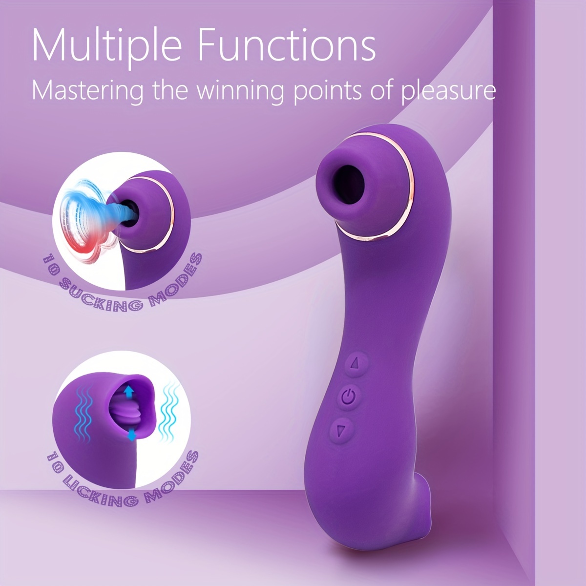 sex toy sucking Tongue Licking Sucking Vibrator Sex Toys for Women Nipples Anal Clit  Stimulators main image 1