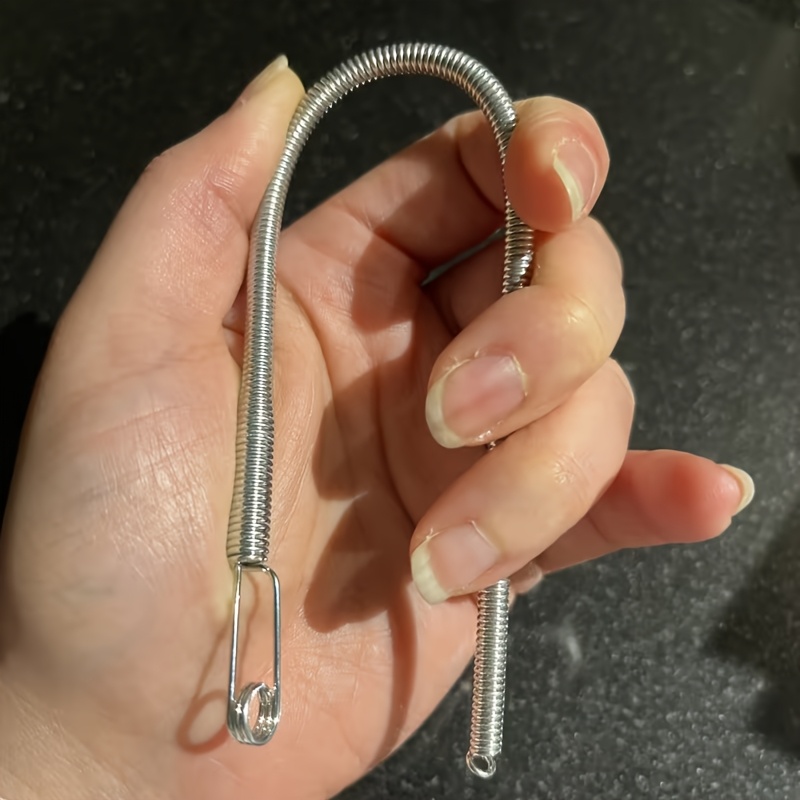 TEMU 7pcs Sewing Accessories And Supplies Stainless Steel High Efficiency Puller Labor Saving Drawstring Multi Functional Eyelet Aid For Elastic