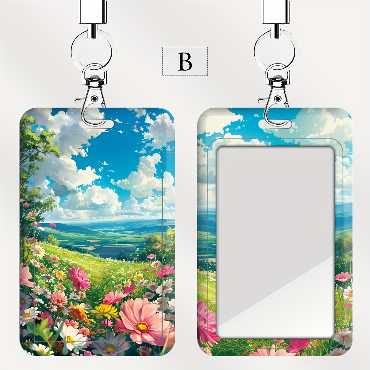 TEMU Porta biglietti 2D a tema per medici e infermieri, per biglietti da autobus e carte d' studentesche, completo di cinturino da polso