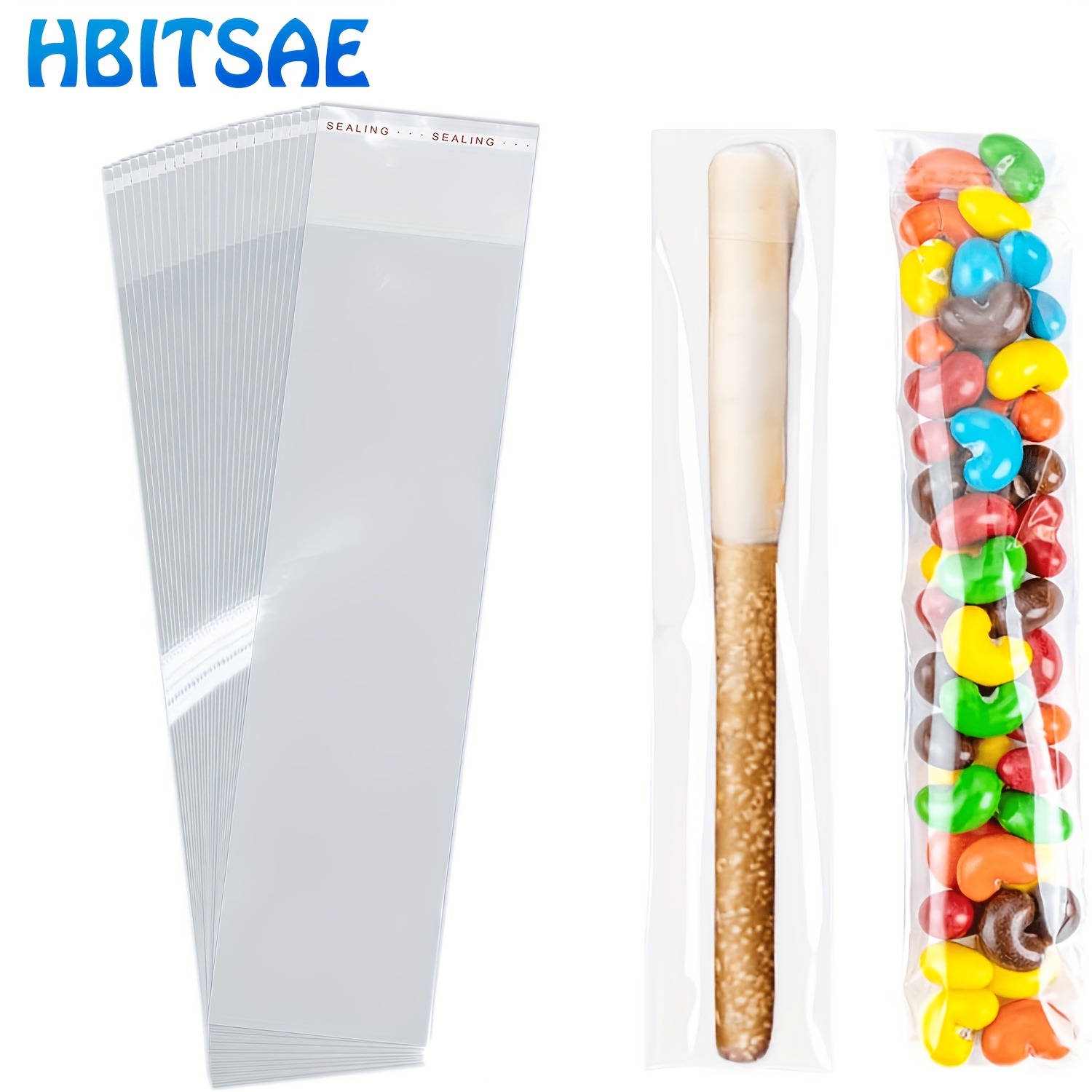 Value Pack Clear Cellophane Gift Bags Perfect Pretzel Rods Temu Australia