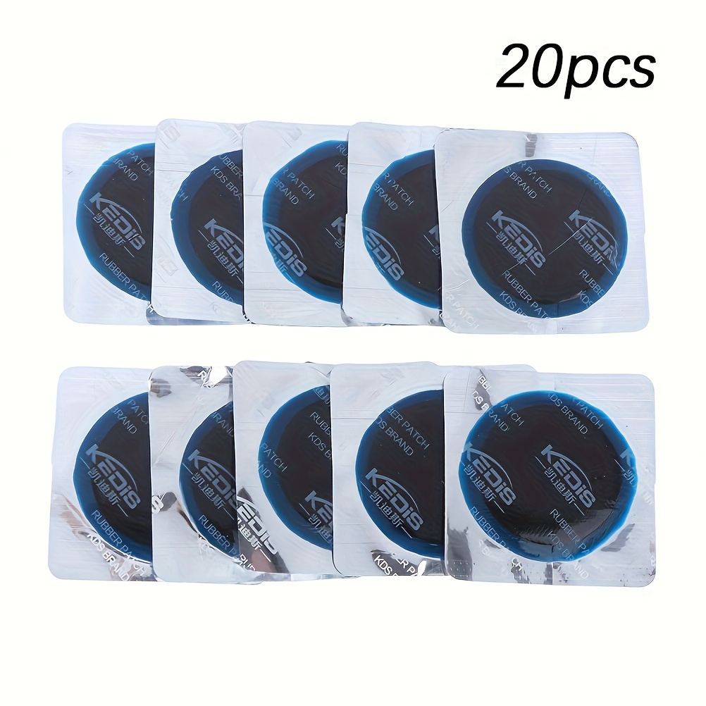 TEMU 20pcs Car Tire Repair Patches, 32mm/1.26in Self-adhesive Rubber Tire Repair Tools, Suitable For Cars, Sedans, Trucks, Suvs, Automotive Repair