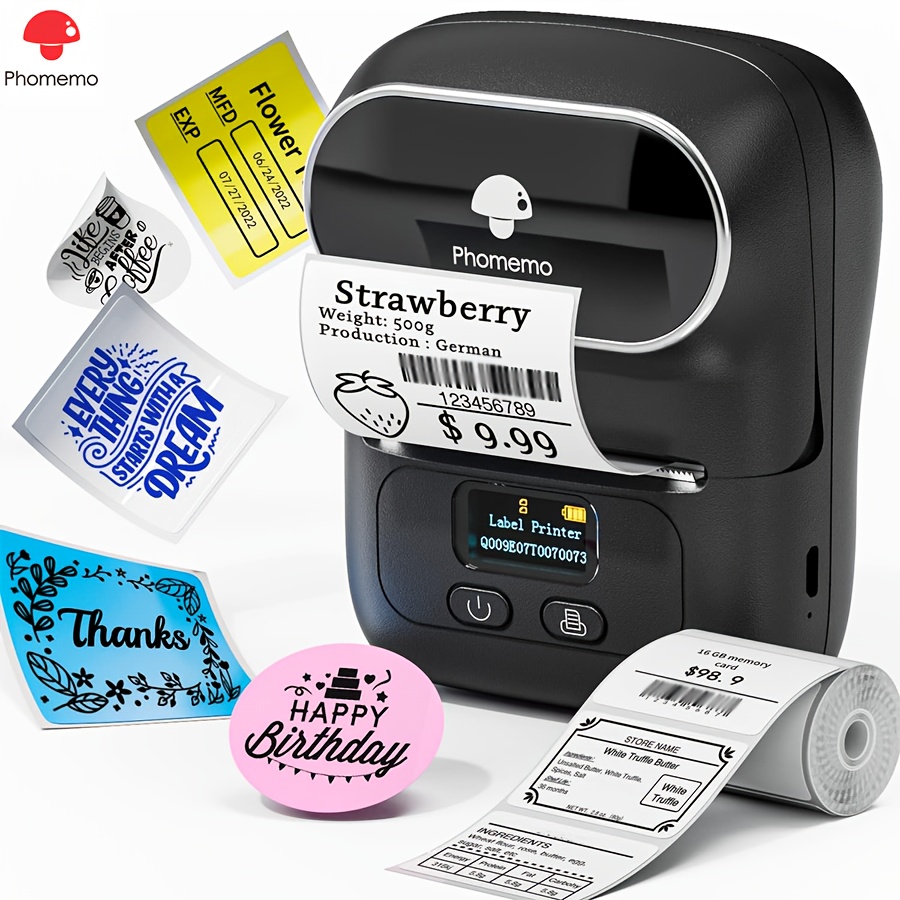 P12 Label Makers Thermal Direct Transfer Printer Portable Label Maker  Organizing Small Label Printer Label Maker Available In Multiple Text Fonts  Sticker Maker 12mm X 4m Labels, Discounts Everyone