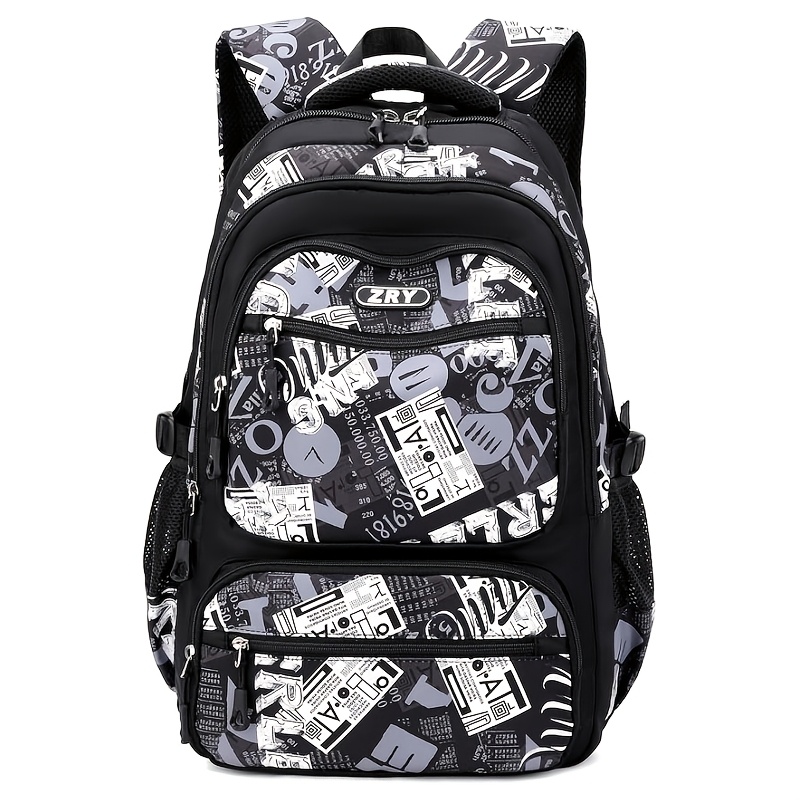 Image of Leisure Backpack, 38l School Bag, Lightweight, Active Breathable Back Pad, Comfortable Shoulder Strap, Laptop Pocket, School Bag For School