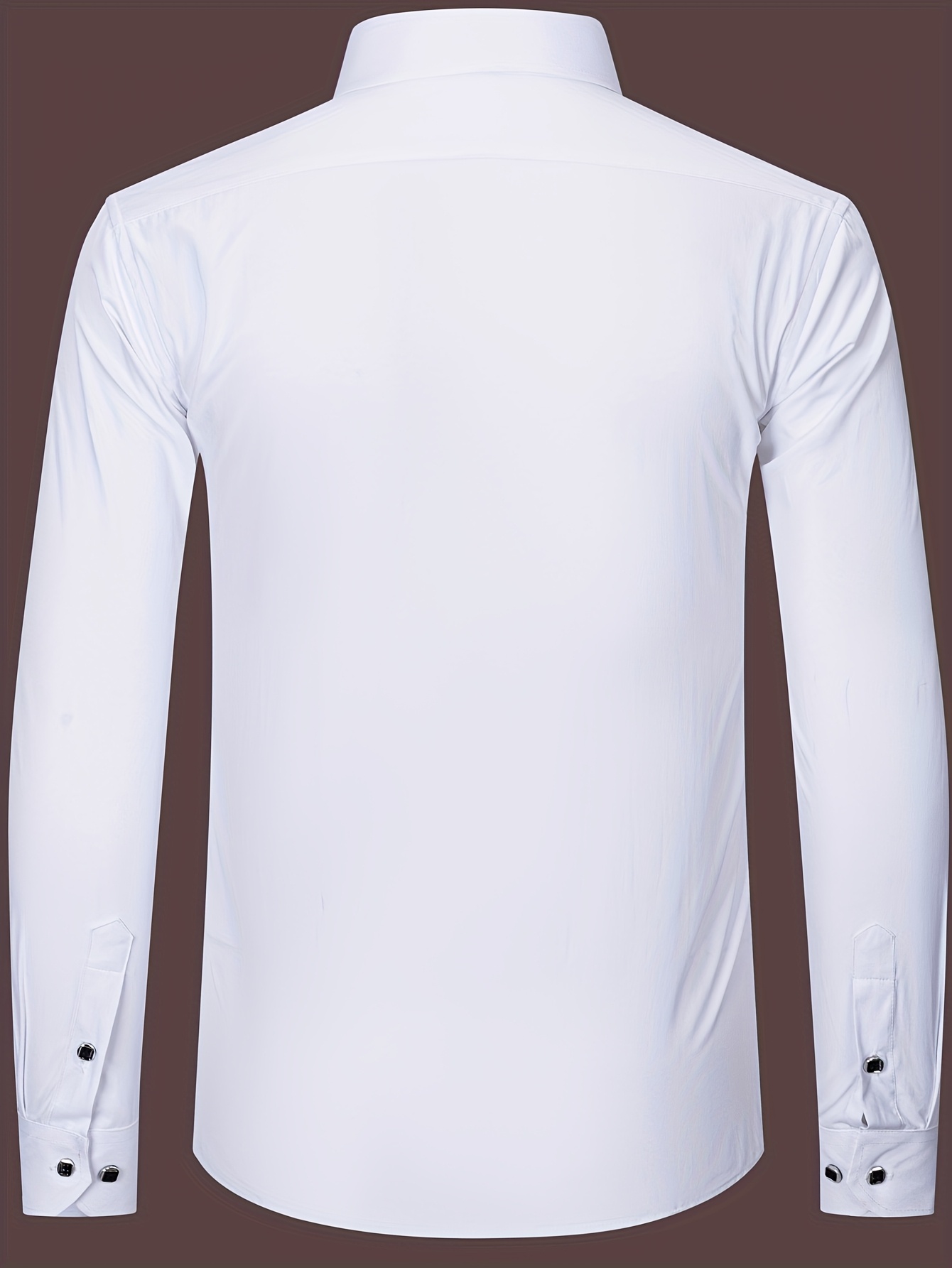 Set of Two *'S Fitted Dress Shirts Featuring a Button- Collar And * Buttons  - Wrinkle-Resistant Long Sleeve Shirts Suitable for Business, T