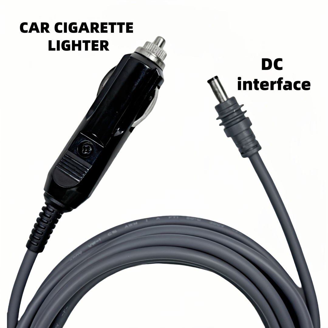 Câble d'alimentation compatible avec les accessoires Starlink Mini, 12-24V 60W, câble de puissance DC Starlink Mini, compatible avec les accessoires Starlink Mini, 18AWG, options de longueur 2m/3m/5m, noir et gris.