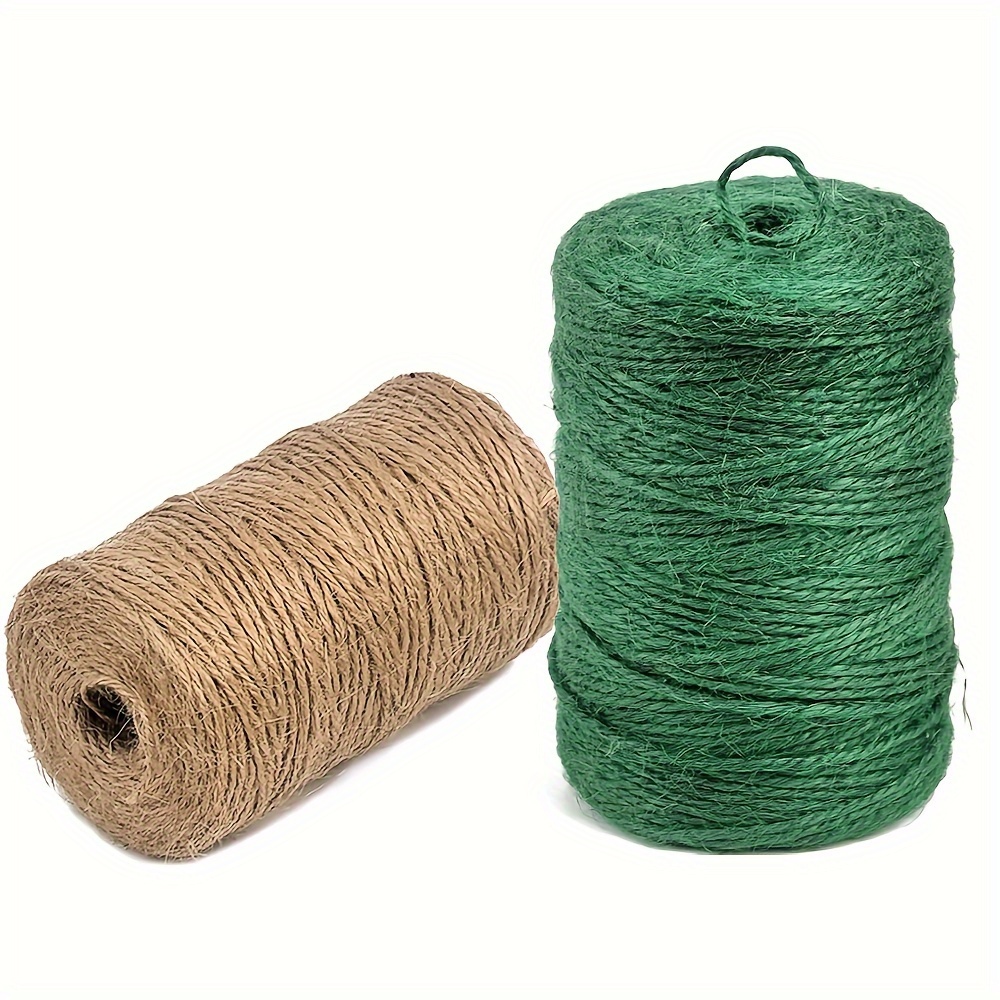 

1 Roll, Garden Twine Strong Natural Jute 328 Feet Long Brown Twine For Gardening Tomato Climbing Plant Tie Floristry Crafts Gift Wrapping Packing Decor