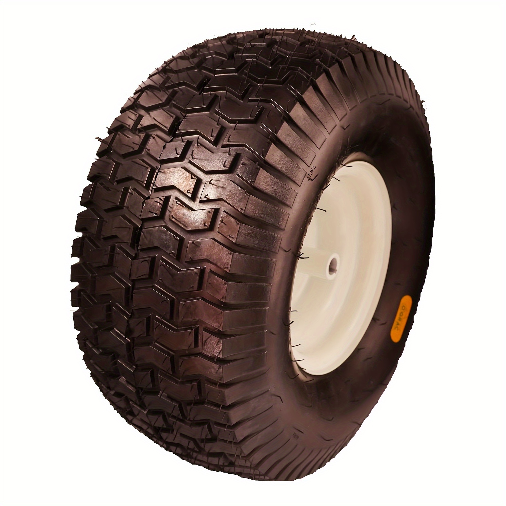 

20x8.00-8 Tubeless Lawn Mower Tire, 4ply, 3.5" And 3 1/16" , Turf Tread 20 Inch Wheels, 800 Lbs Weight Capacity