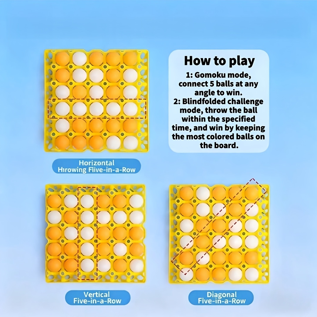 Fun Table Tennis Tic-Tac-Toe Set, 21pcs
