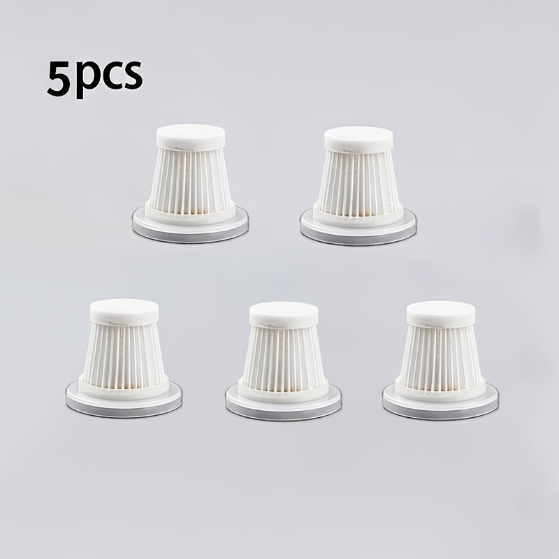 TEMU Filtros de aspiradora de lavables y reutilizables, vendidos en paquetes de 5 . filtros duraderos ofrecen una filtración de polvo de eficiencia
