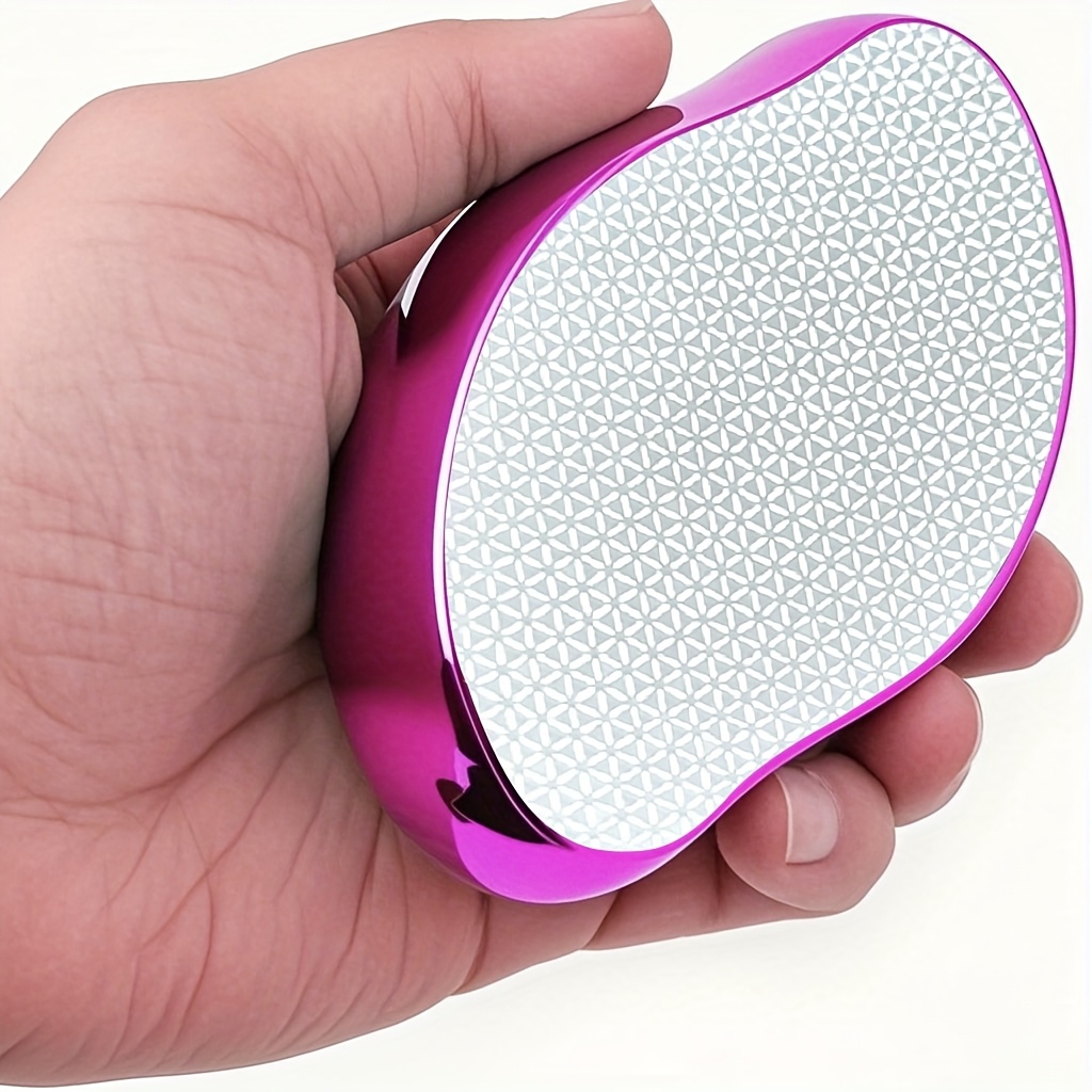1pc Crystal Hair Eraser for Men & Women - Painless Exfoliation, Reusable & Waterproof Hair Removal Tool in Blue/Pink/Golden-Beige for Smooth Back, Arms, Legs, Hair Remover