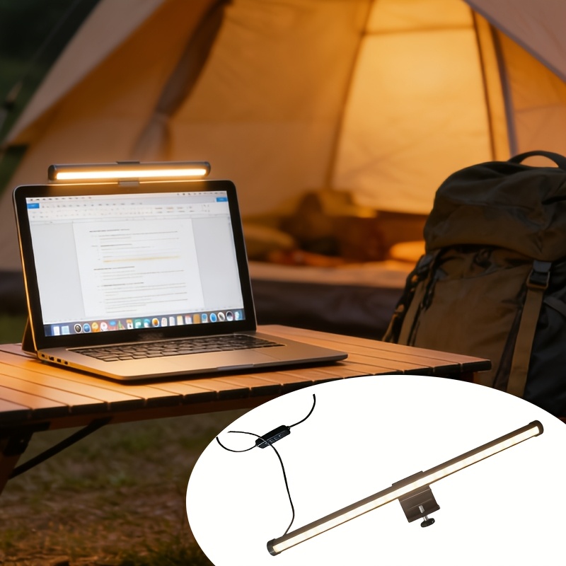 Three-Color Dimming Computer LED Screen Desk Lamp