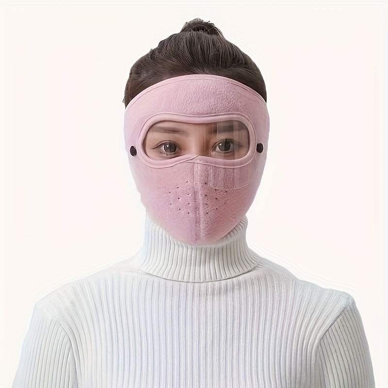 2pcs unisex thickened face mask with ear covers for autumn and winter Product details 7