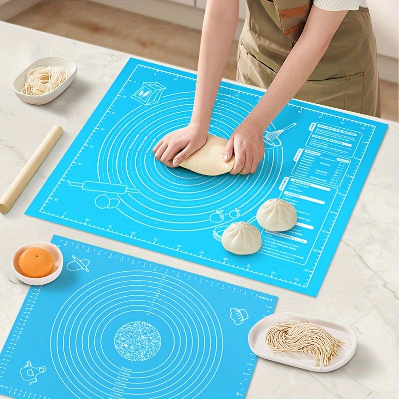 

Ensemble de Tapis de Cuisson Antiadhésif 1pc avec - pour Étaler, Pétrir la Pâte, Biscuits & Gâteaux - Accessoire de Cuisine Polyvalent pour les Fêtes Comprenant Noël, , Pâques, Hanoukka, Thanksgiving