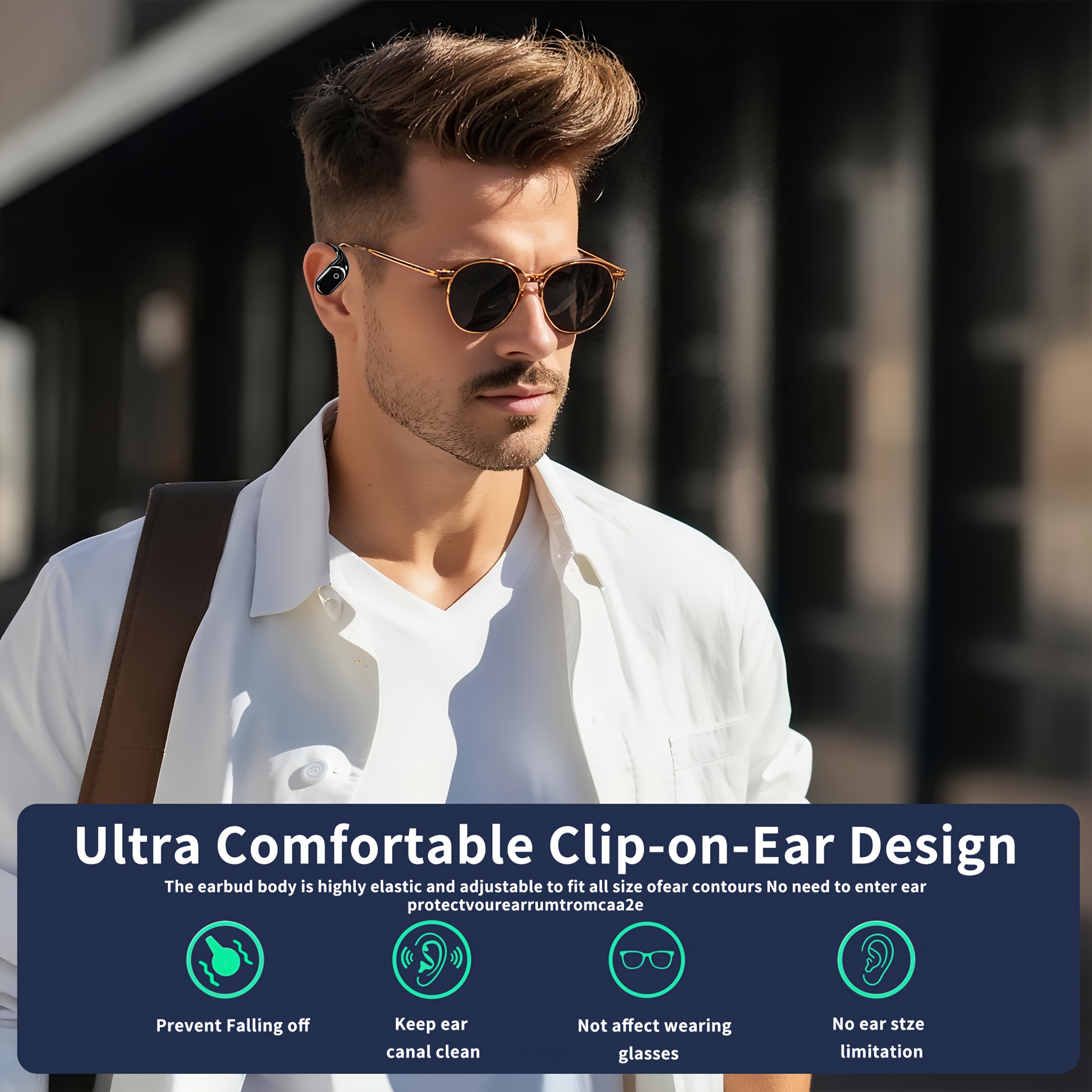 2025 AI Real-Time Translation Earbuds with Noise Cancelling and Charging Case, Smart Translator for Smartphones, Multiple Colors Available