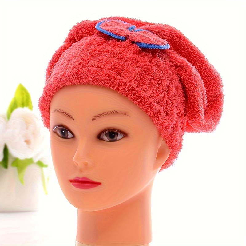 

1/2pcs Dry , Drying Towels For Adults - Turban For Bathing Spa, Cap