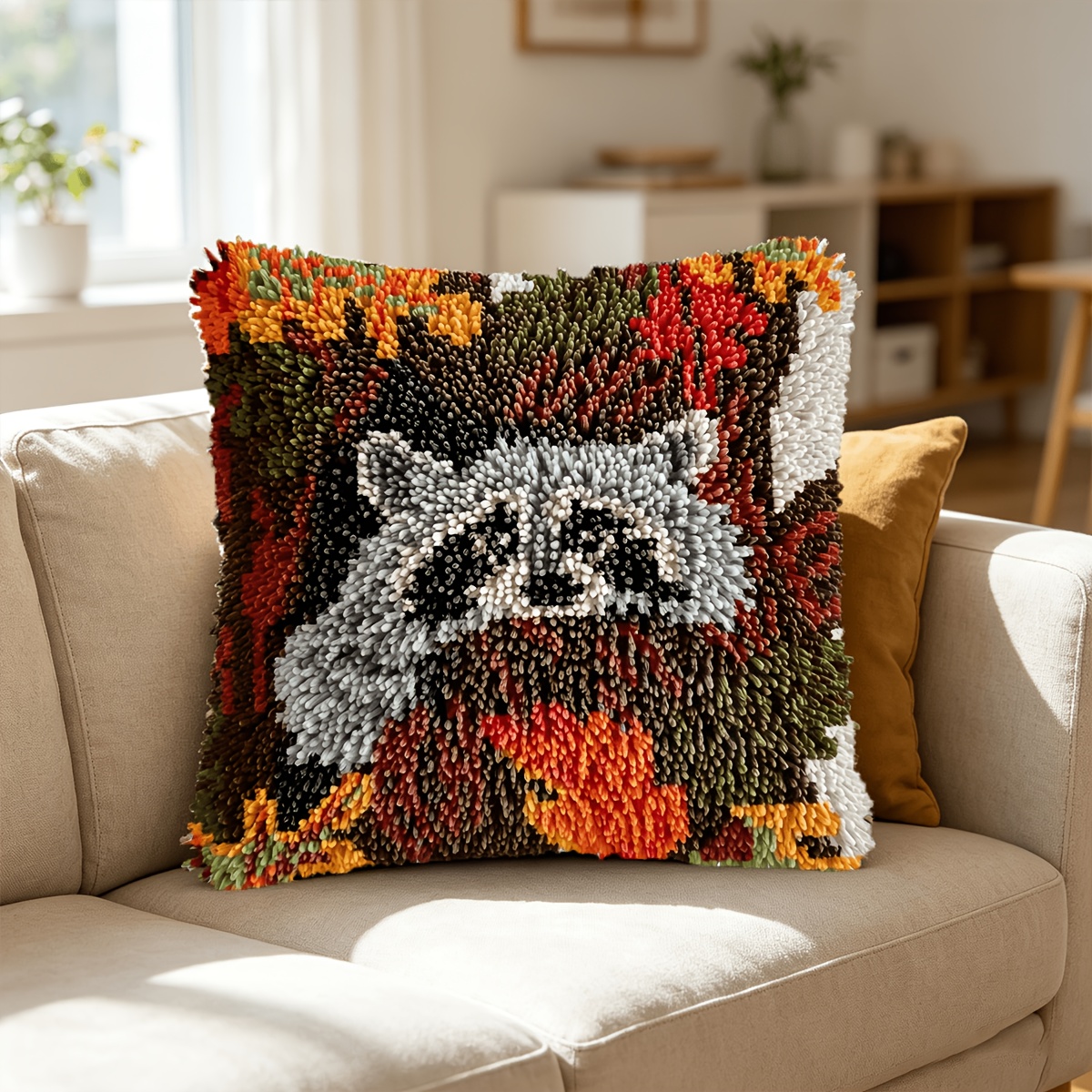 Hook Kit Forest Healing Style Raccoon Pattern