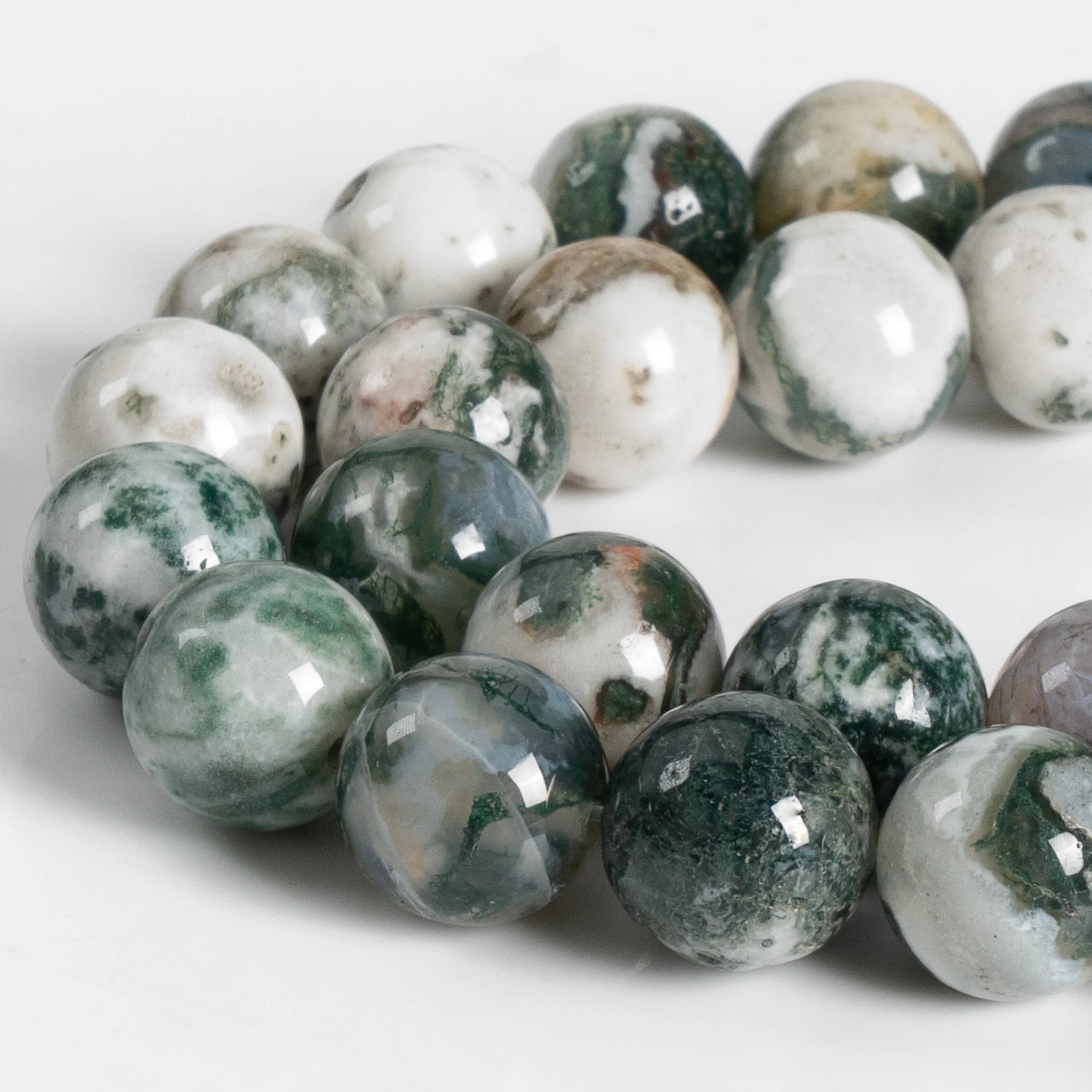 TEMU Agate Round Loose Beads Used For Making Jewelry Bracelets Earrings Phone Chains 4/6/8/10/12mm