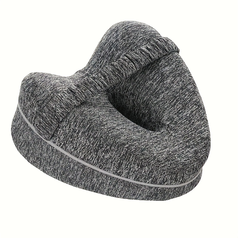 1pc Ergonomic Leg Pillow Designed For Side Sleepers, Made Of Memory Foam, Featuring A Strap For And A Removable, Washable Cover