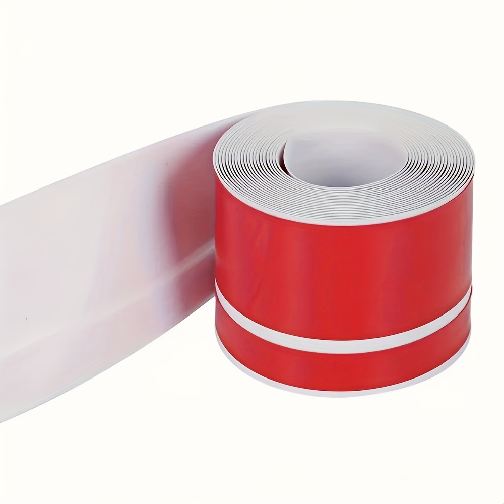 2 Meters Pvc Self-adhesive Flexible Baseboard, Total Width 8cm, Soft Baseboard Decoration, Self-adhesive Flexible Substrate Molding Strip