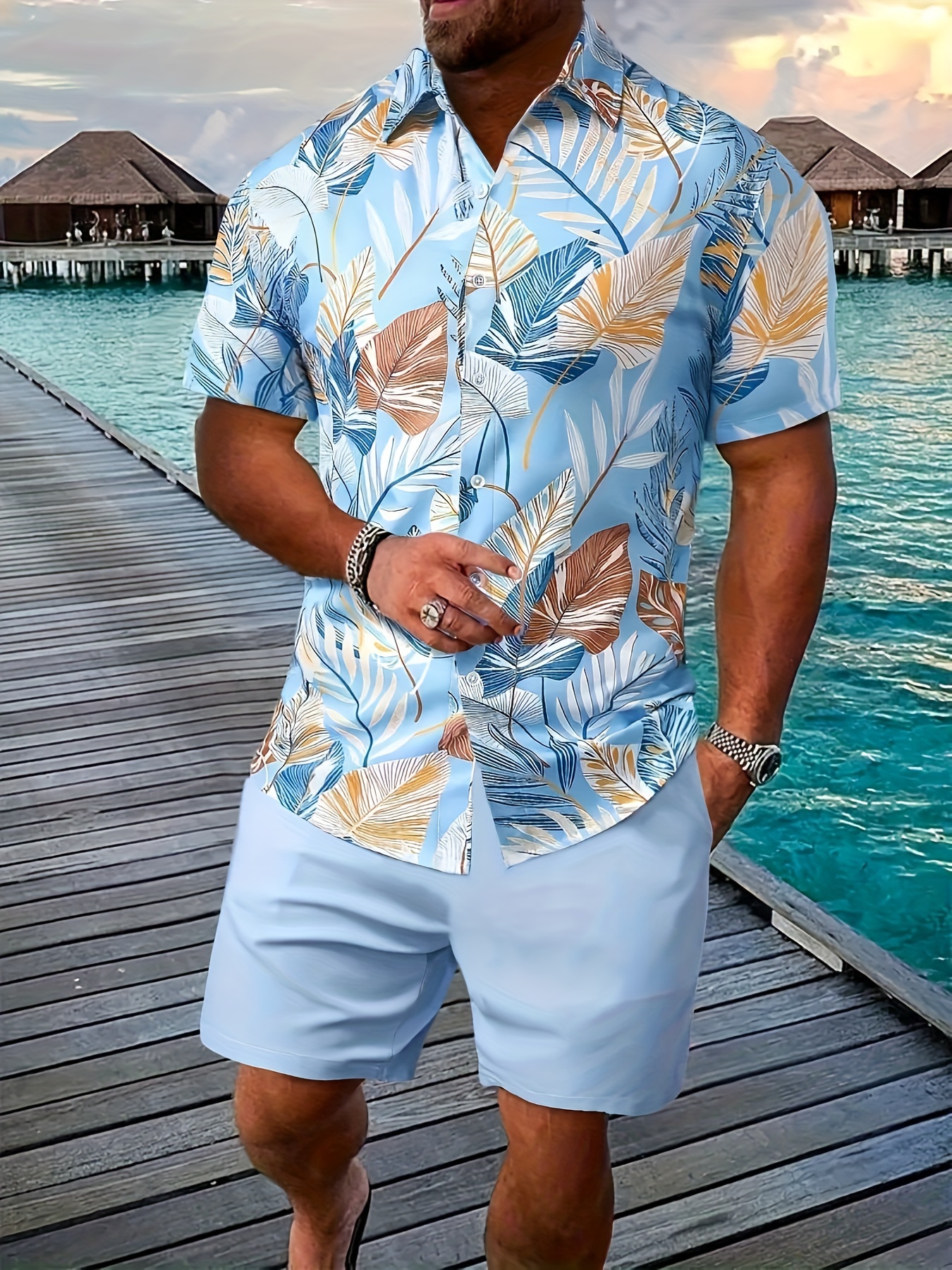 summer clothes men sold on Temu Canada