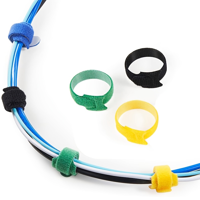160pcs Reusable Adjustable Cable Ties, 2 Sizes